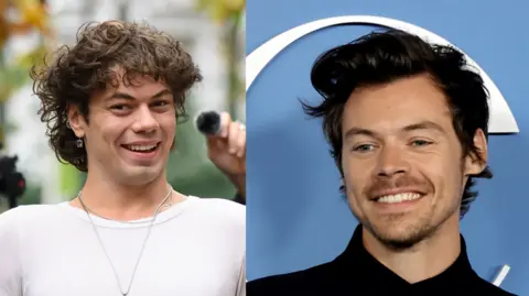 Getty Images Oscar Journeaux and Harry Styles