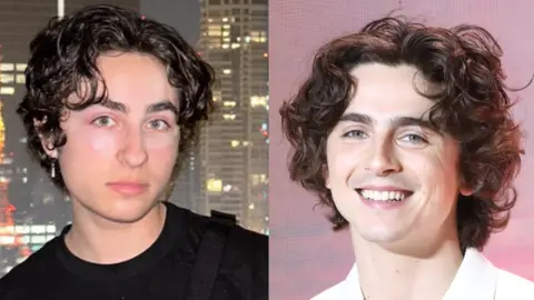 Miles Mitchell/Getty Images Miles Mitchell and Timothee Chalamet