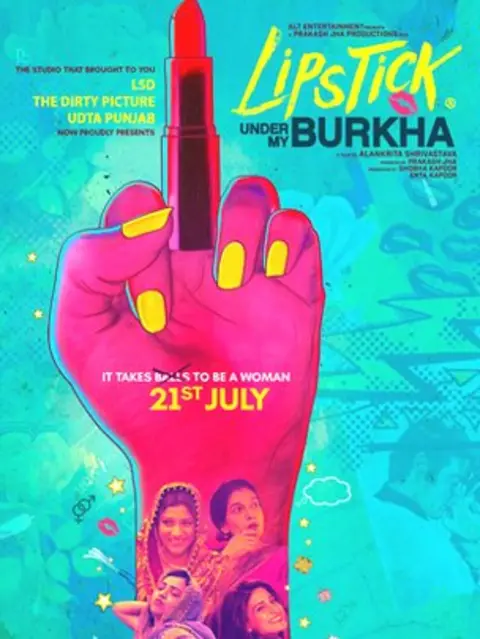 Balaji Motion Pictures Poster for Lipstick Under My Burkha film