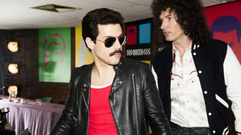 Alex Bailey Rami Malek and Gwilym Lee