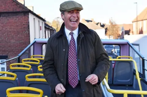 PA Media Nigel Farage