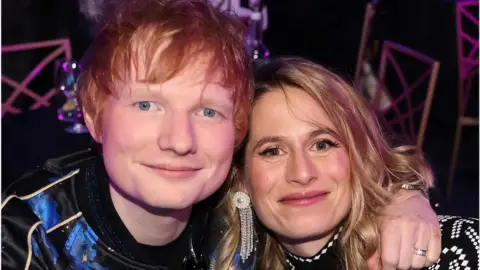 Getty Images Ed Sheeran and Cherry Seaborn