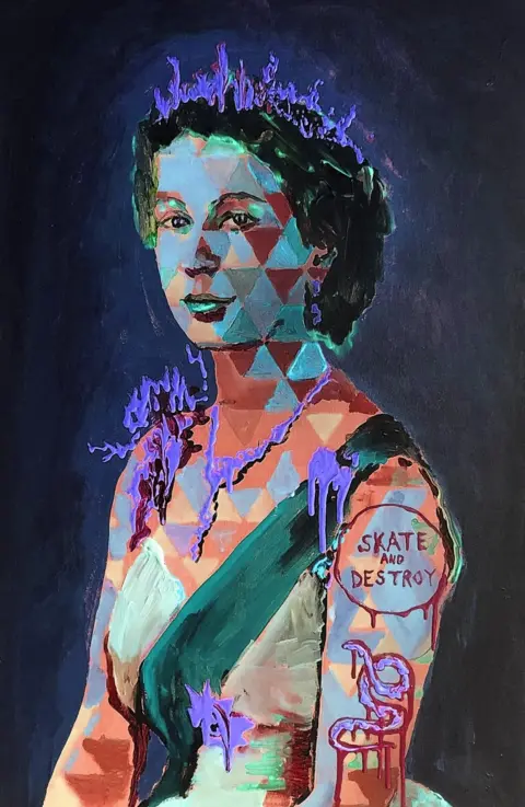 Will Teather Queen portrait