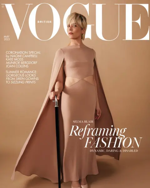 Vogue Selma Blair on the cover of British Vogue